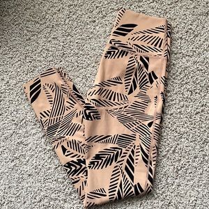 Aerie Palm Tree Print Leggings- Medium